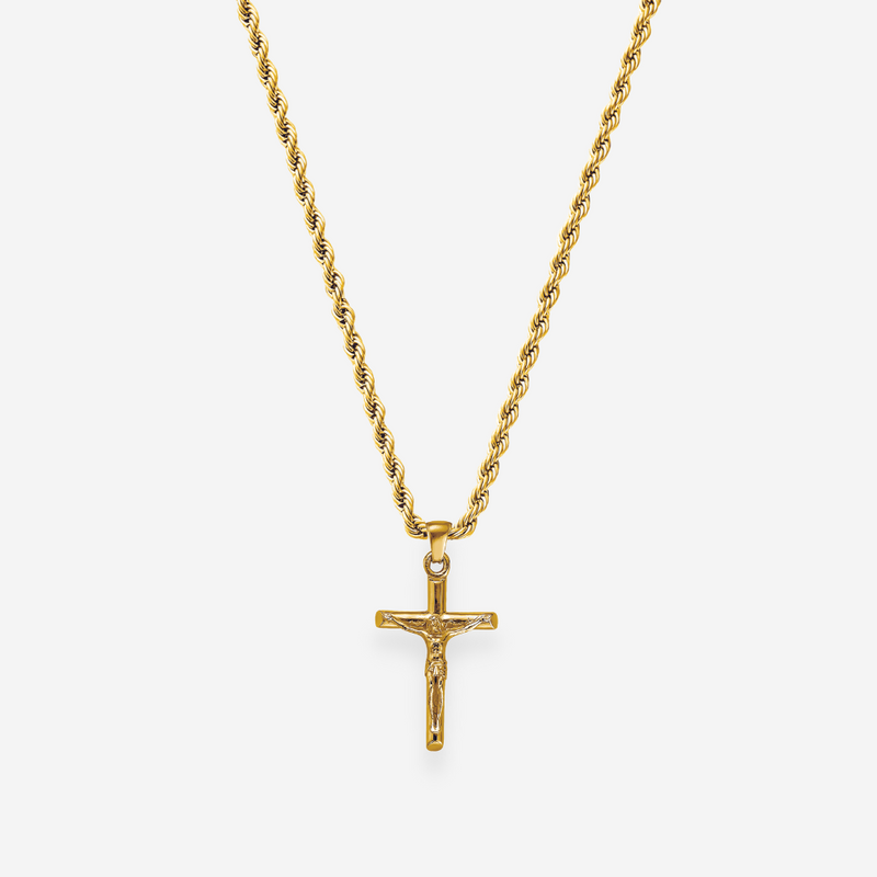 Jesus Cross (Gold)