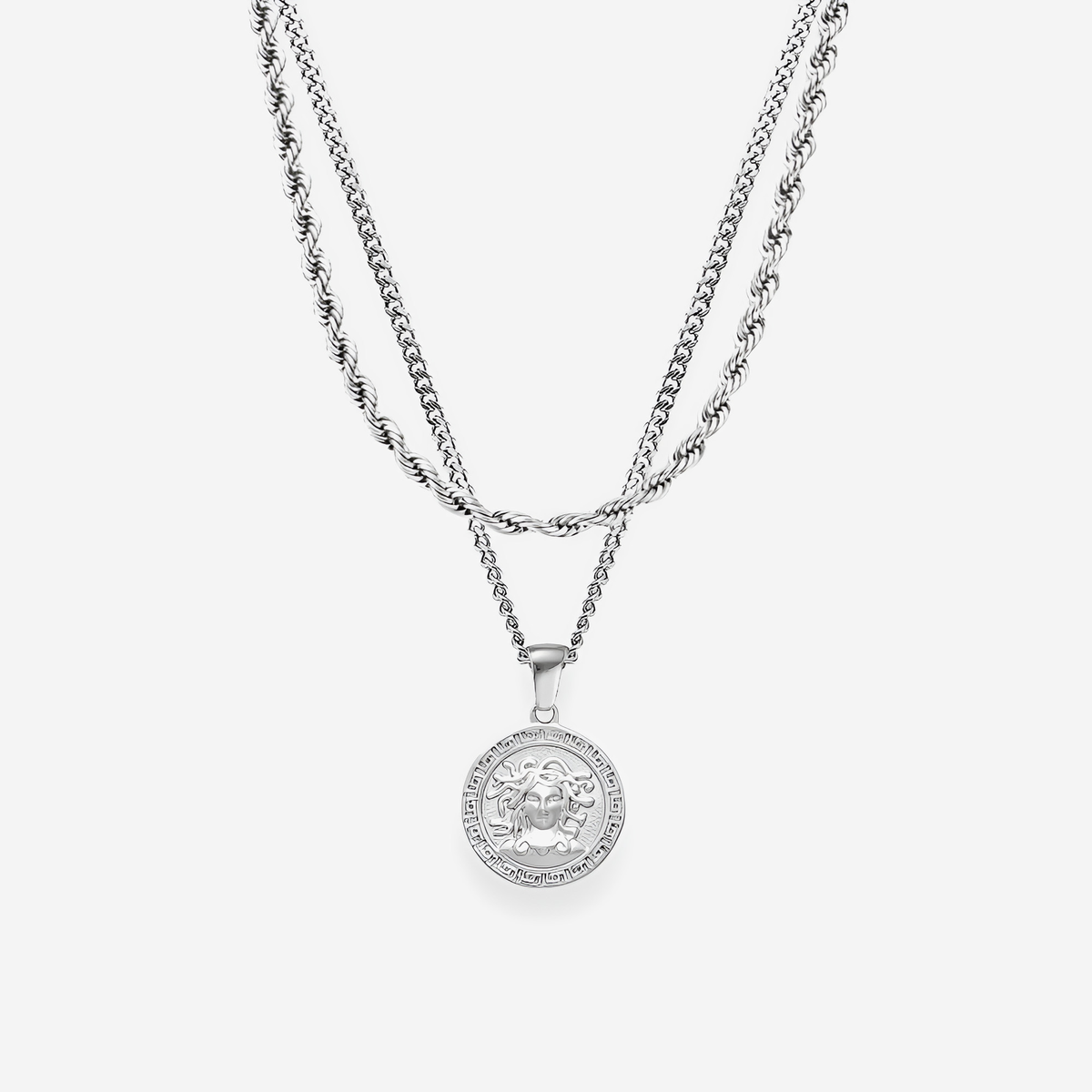 Pendant + Chain Gift Set (Silver)