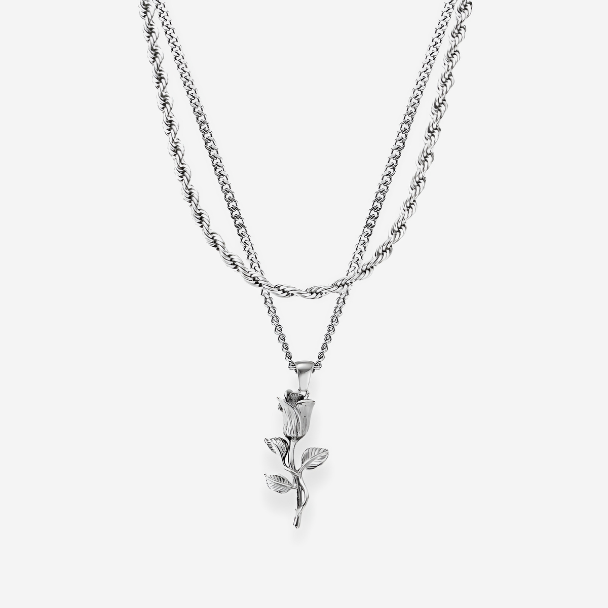Pendant + Chain Gift Set (Silver)
