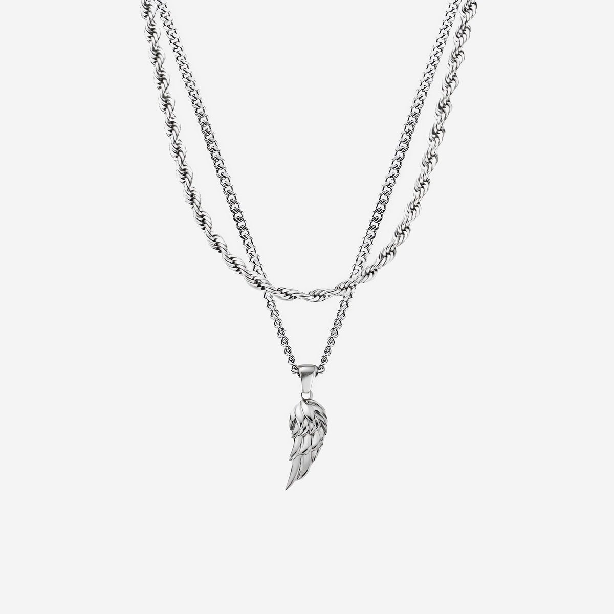 Pendant + Chain Gift Set (Silver)