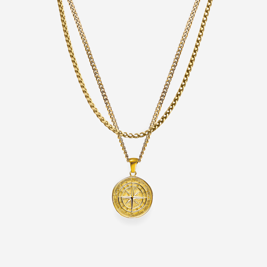 Pendant + Chain Gift Set (Gold)