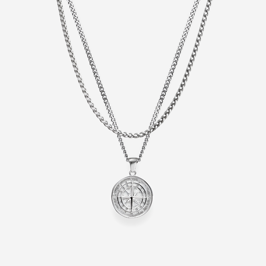 Pendant + Chain Gift Set (Silver)