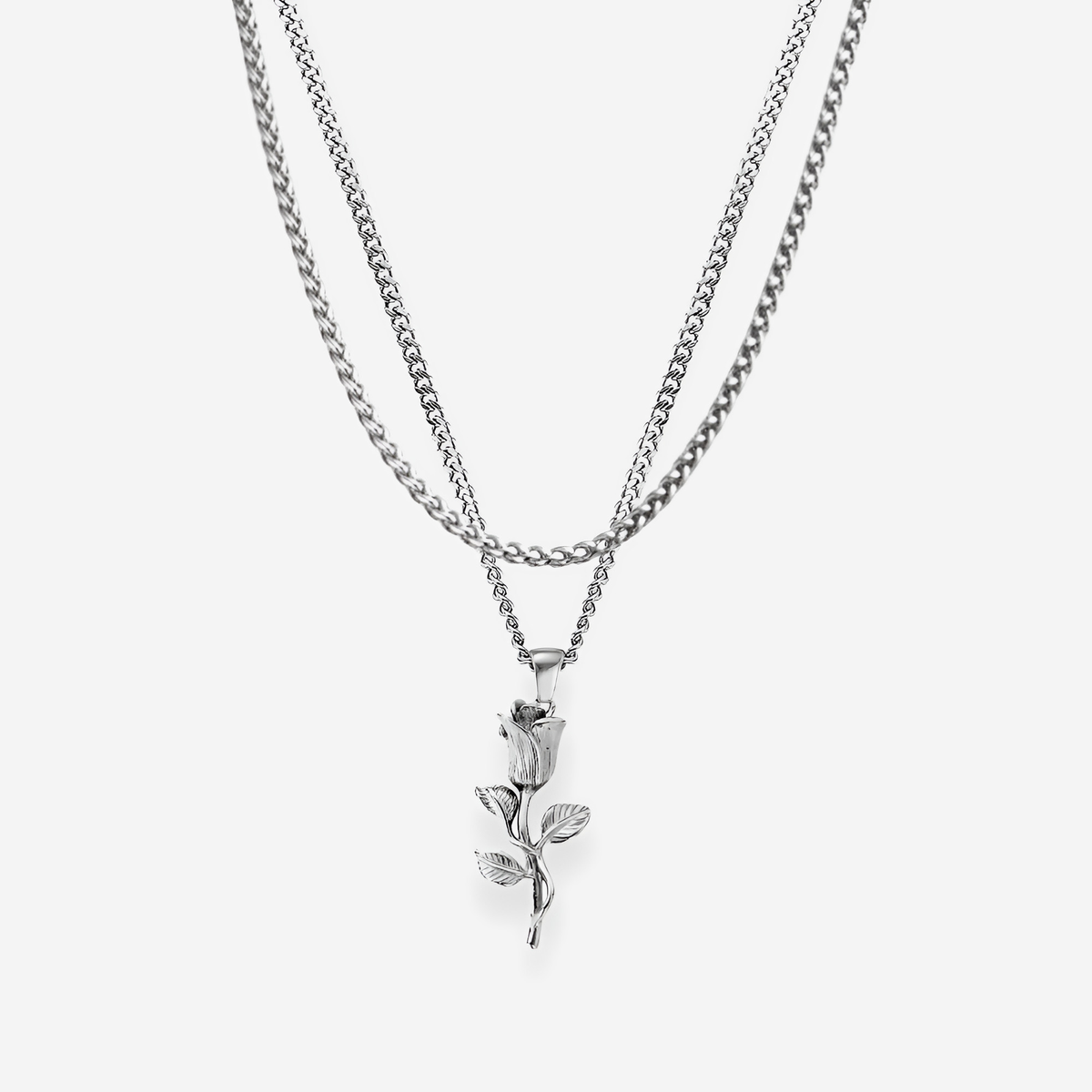 Pendant + Chain Gift Set (Silver)